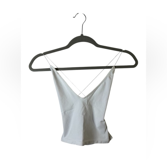 Free People White Strappy Back Crop Top XS / S - Picture 1 of 4